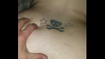 Until she eats a creampie part 2, the Big Ass Wife continues to load on her dick.