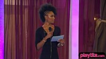 An after-party romance between an ebony fashion designer woman and