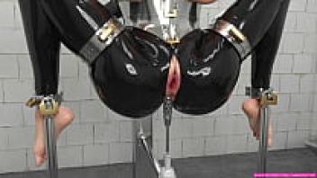 NOT Angela White in 3D Fetish Animation's Metal Bondage