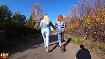 SFW Public Fun: Part 1: Remote Vibrators Inside Two Hot Girls