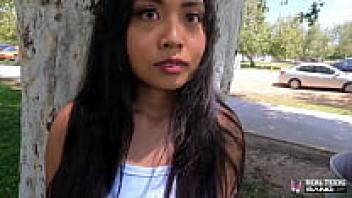 Chesty Asian Luna Mills Casts Her First Porn in Real Teens