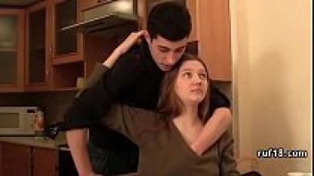 Teen tries sex in bondage