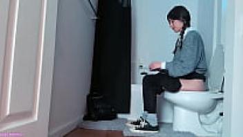 Wednesday Addams, a college girl [Voyeur] urinating Eldritch Sage