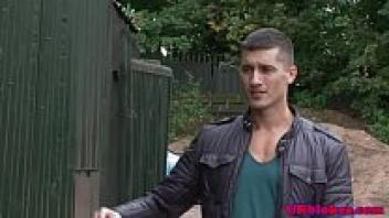 Gaysex UK hunk uses his tight ass to pay off debt.
