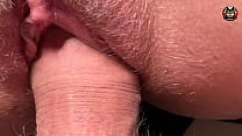 MILF. Closeup of a hairy pussy WOMEN'S ORGANISM