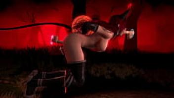 Demon Girl Joins Magic Dicks in a Gangband Trap - 3D Porn