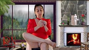 You being in my house is already strange. Right in front of your eyes are my gorgeous legs and high heels. Two