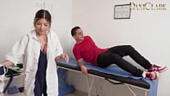 My erection is assisted by the nurse.