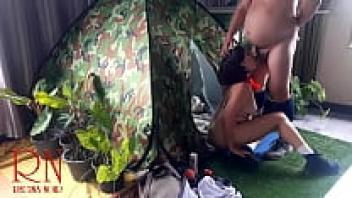 Camp sex. While camping in the outdoors, a stranger falls in love with a nudist woman in her pussy. 4.