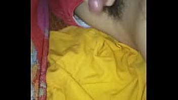 On sister's shirt, a cumshot