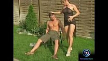 Hot blonde girl Misty Mild enjoys getting boned outside.