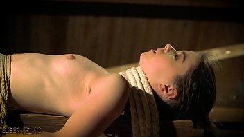 Engaged in intense bdsm